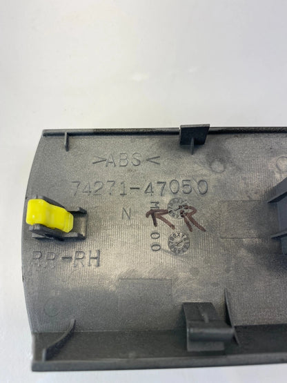 04-09 TOYOTA PRIUS REAR RIGHT DOOR WINDOW CONTROL SWITCH COVER OEM 74271-47050