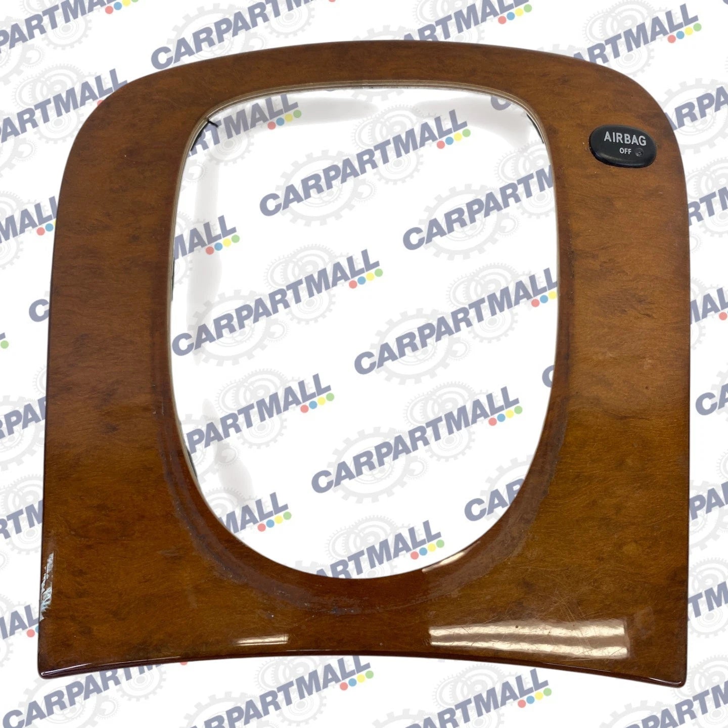 2000-2006 MERCEDES S430 SHIFTER BEZEL WOOD TRIM WITH BOTON LIGHT OEM 2088201001
