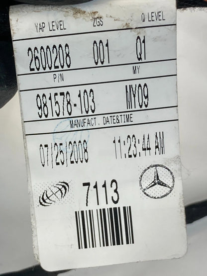 06-09 MERCEDES-BENZ ML350 REAR RIGHT DOOR WIRE WIRING HARNESS 981578-103 OEM