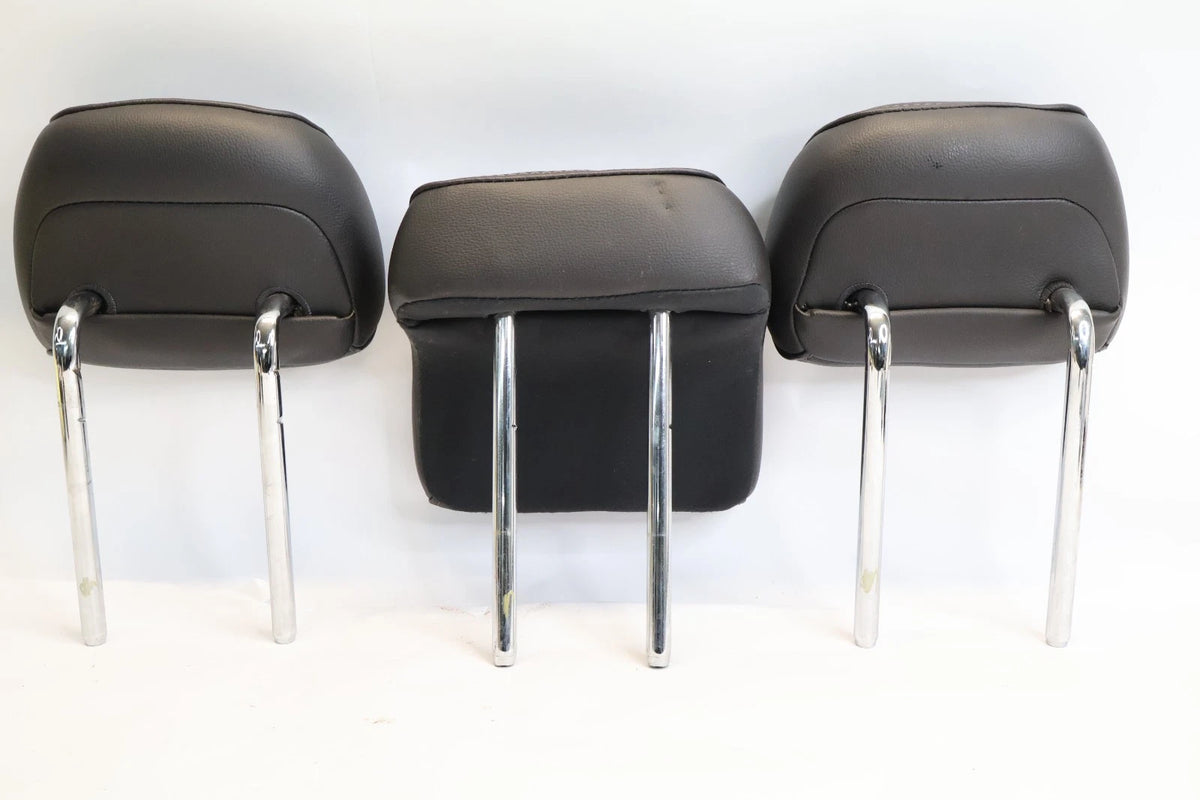 2013-2015 FORD FUSION REAR 2ND ROW HEAD REST HEADREST BLACK SET OF 3 OEM FACTORY