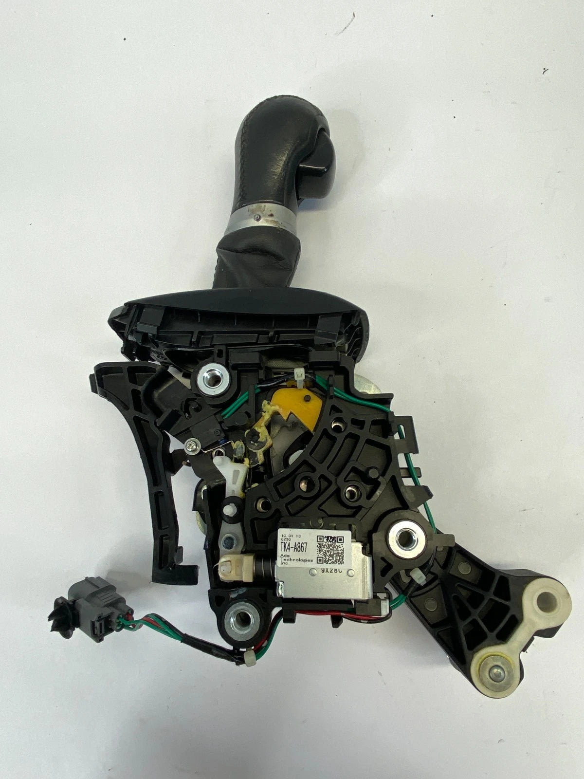 2009-2014 ACURA TL A/T FLOOR GEAR SHIFTER SELECTOR LEVER W BOOT KNOB LEATHER OEM