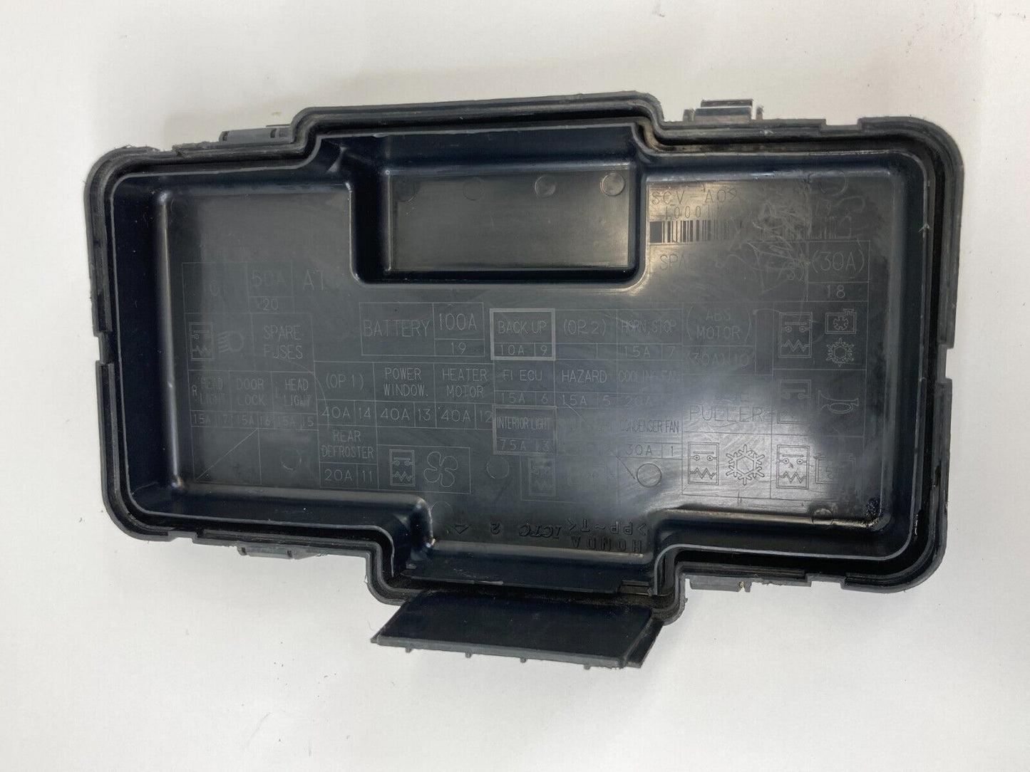 2003-2006 Honda Element Engine Compartment Fuse Relay Box Fusebox Cover OEM