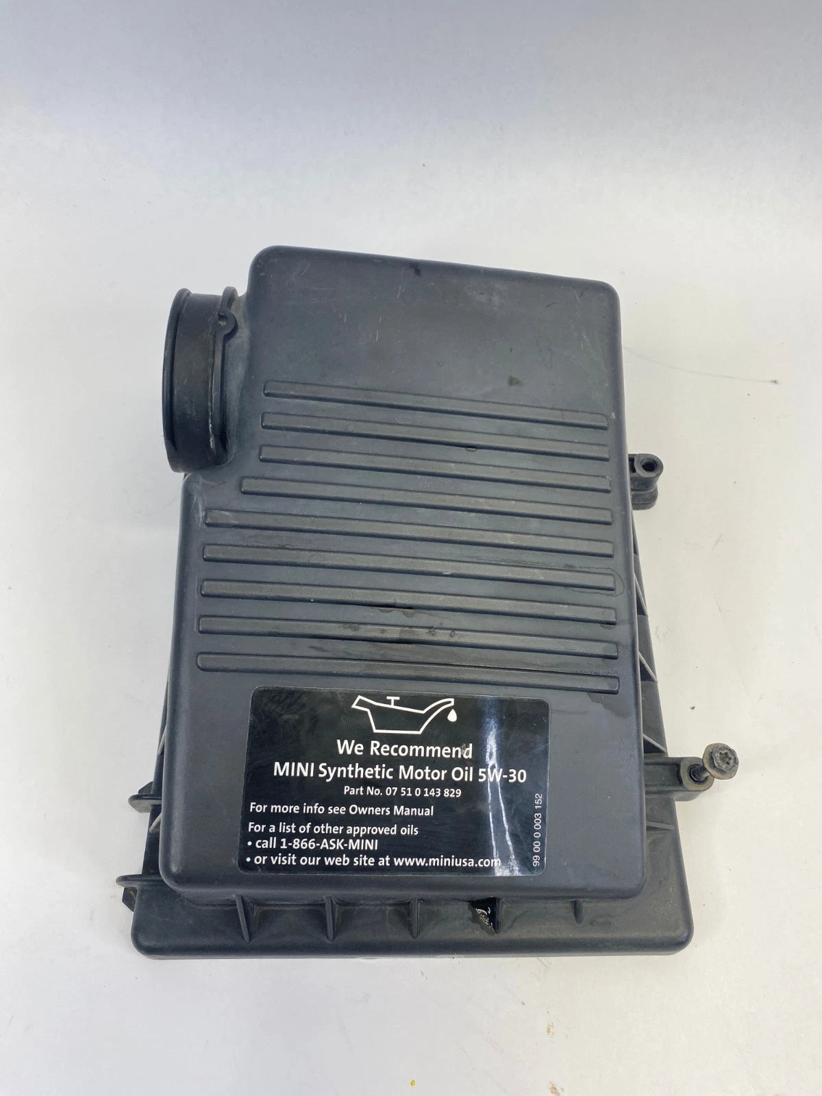 2002-2008 MINI COOPER ENGINE AIR CLEANER FILTER BOX HOUSING UPPER COVER LIDS OEM