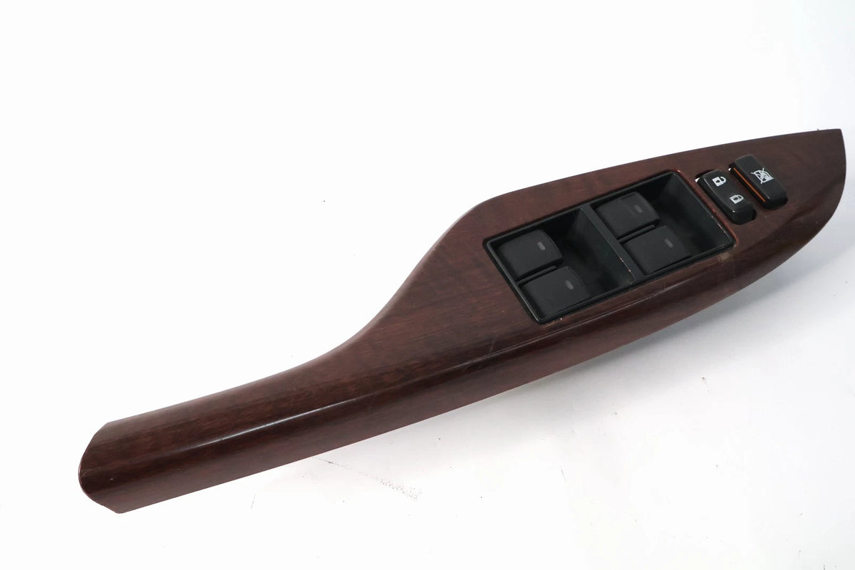 2011-2014 TOYOTA SIENNA FR LH DRIVER MASTER POWER WINDOW SWITCH W BEZEL WOOD OEM