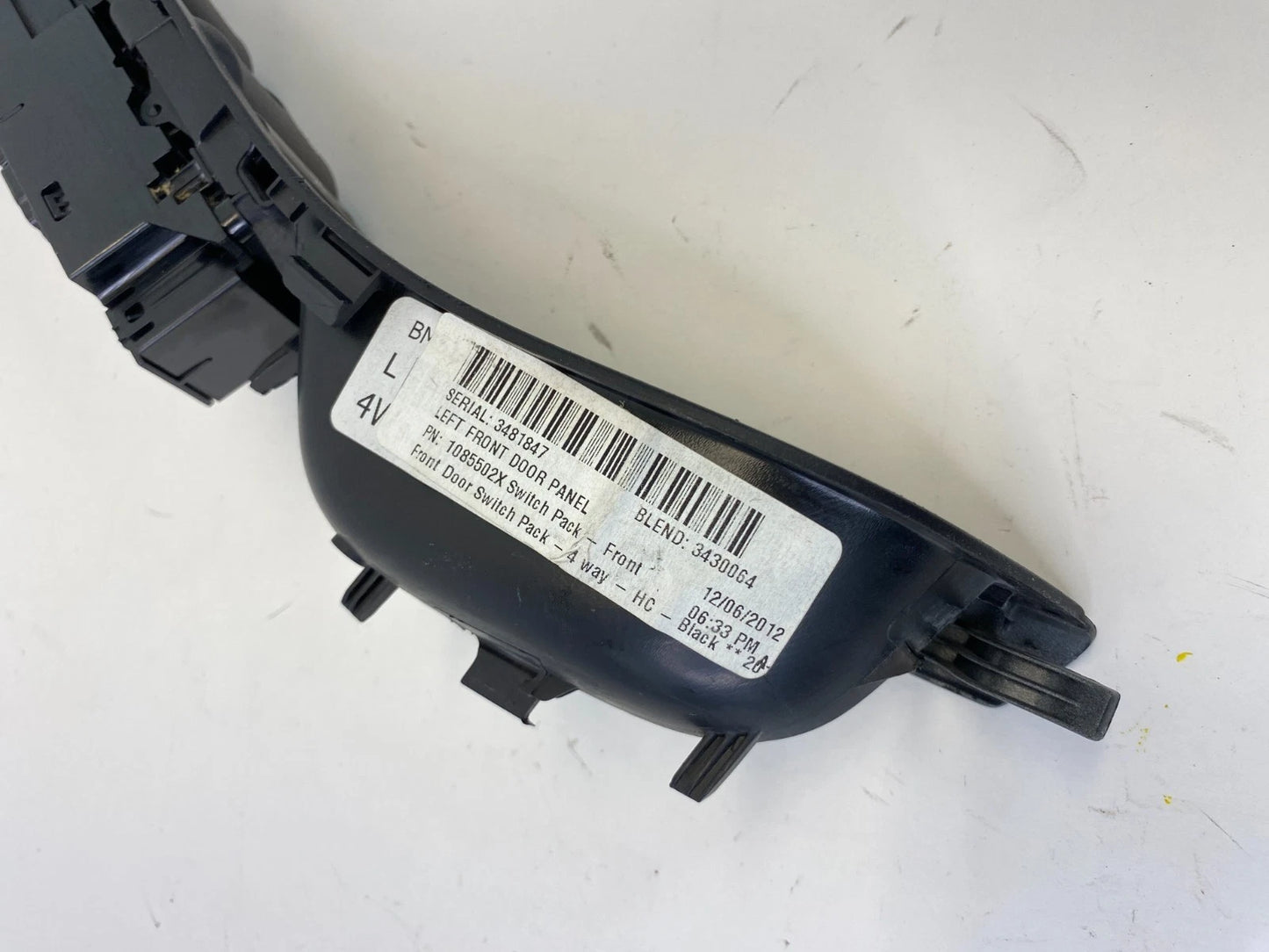 2012-2018 FORD FOCUS FRONT LEFT DRIVER MASTER WINDOW SWITCH W/ BEZEL PANEL OEM
