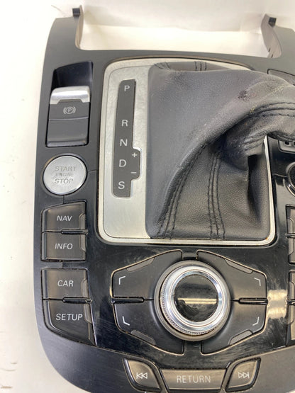 08-12 AUDI A5 QUATTRO AUTO T SHIFTER BEZEL MMI NAVIGATION CONTROL 8T0919609DWFX