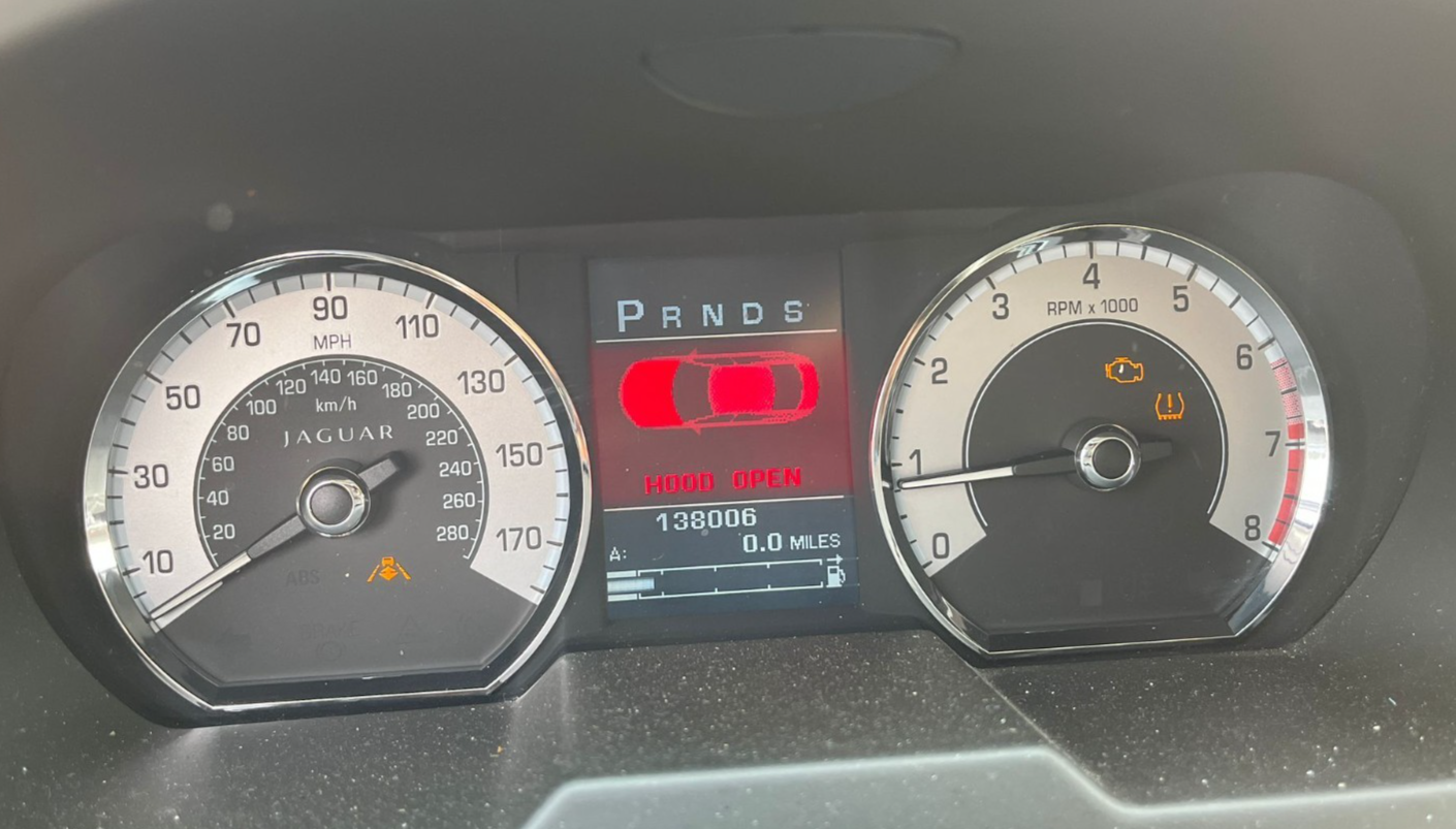 2009 Jaguar XF Instrument Cluster Speedometer Gauges UNK Miles 6W8F-10894-A OEM