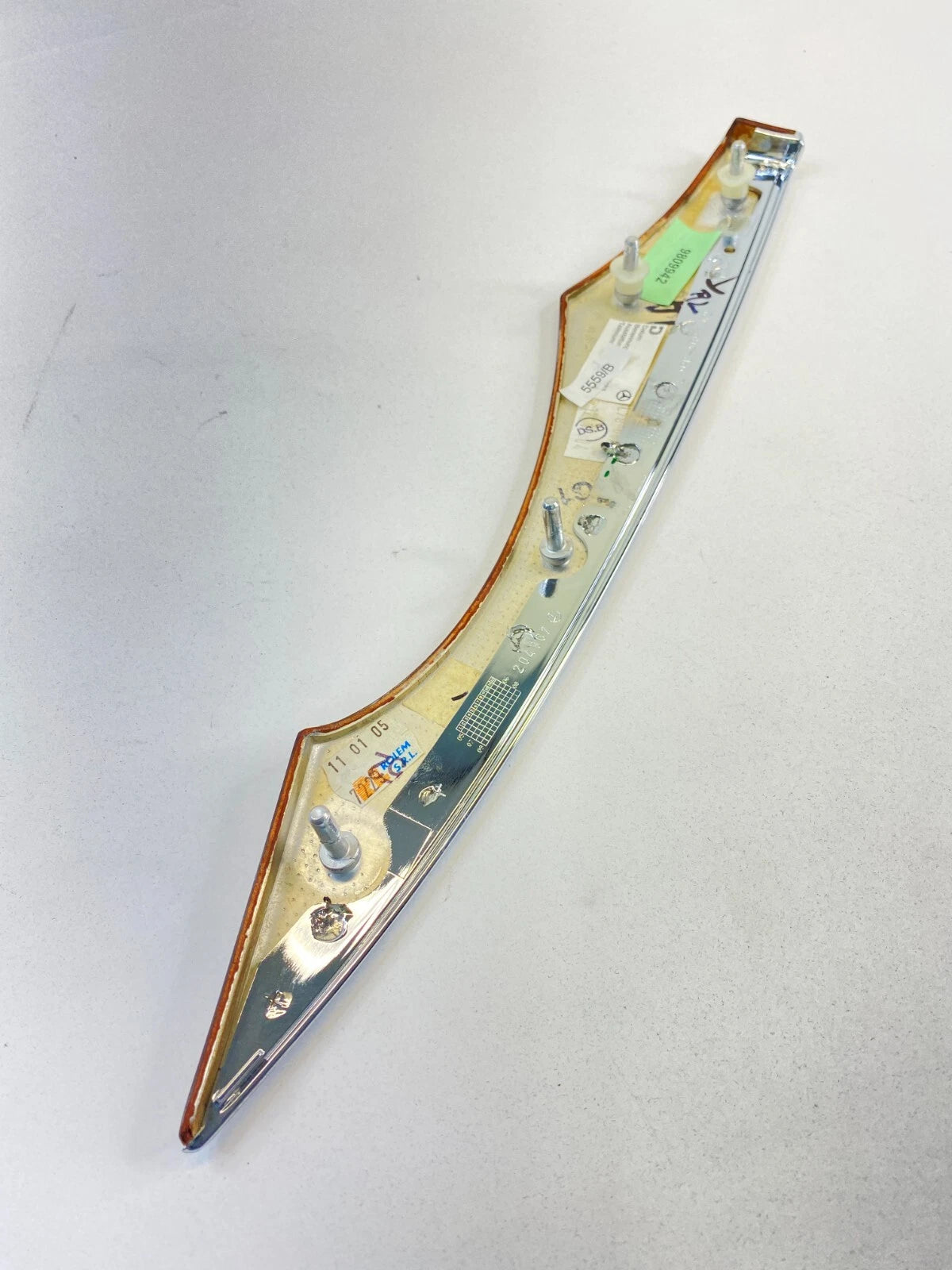 2003-2006 MERCEDES-BENZ E500 REAR LEFT DRIVER SIDE DOOR TRIM PANEL WOOD 204967