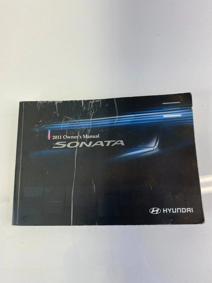 2011 11 HYUNDAI SONATA OWNERS OWNER'S MANUAL GUIDE BOOK OEM