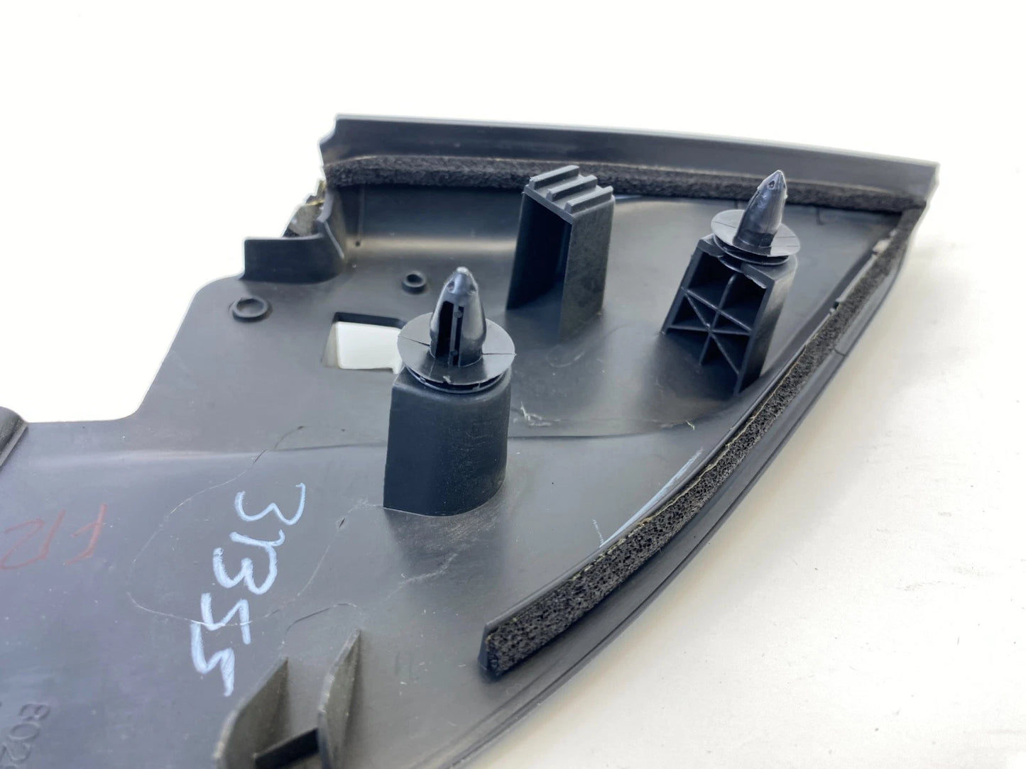 13-20 NISSAN PATHFINDER FRONT RIGHT INNER DOOR MIRROR COVER BEZEL 802923KA0A