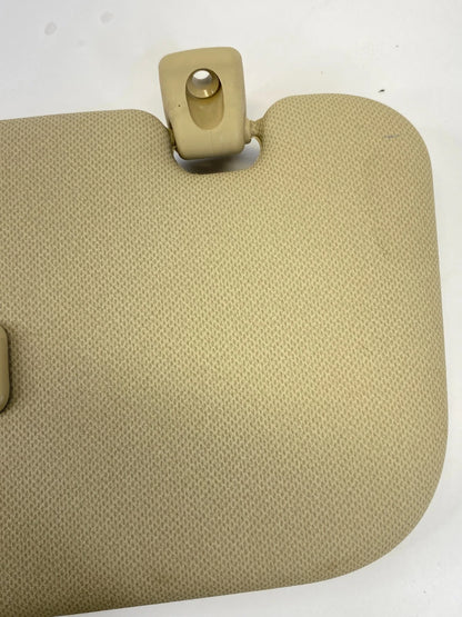 14-17 HYUNDAI ACCENT SUNVISOR SUN VISORS SHADE PAIR SET LH RH TAN W/ MIRROR OEM