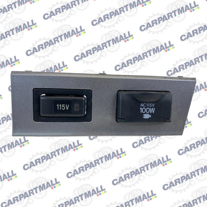 03 04 05 06 07 08 Pontiac Vibe Power Outlet 115V / 100W Plug Silver Trim OEM