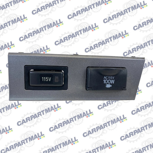 03 04 05 06 07 08 Pontiac Vibe Power Outlet 115V / 100W Plug Silver Trim OEM