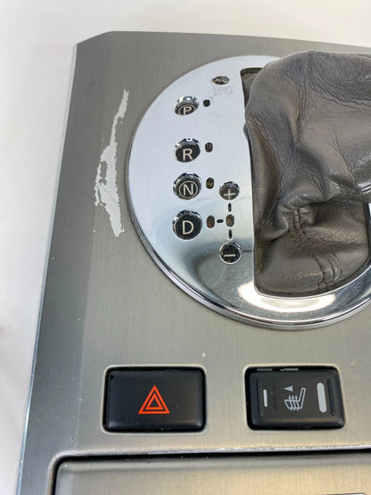 07 08 INFINITI FX35 CENTER CONSOLE SHIFTER BEZEL TRIM W/ STORAGE CUP HOLDER OEM