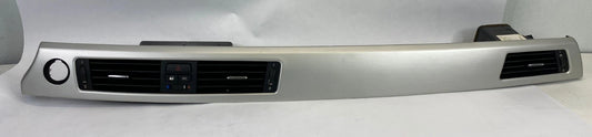 07 08 BMW 335XI CENTER DASH AIR VENT PANEL W/ LOCK DTC HAZARD SWITCH 64229151166