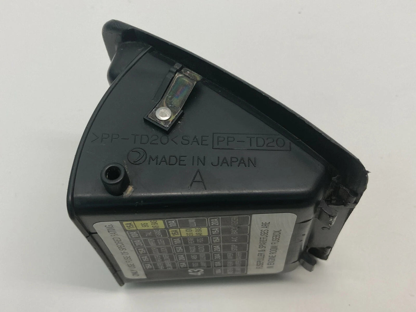 1997 97 SUBARU LEGACY DASH STORAGE COMPARTMENT COIN TRAY FUSE BOX COVER OEM