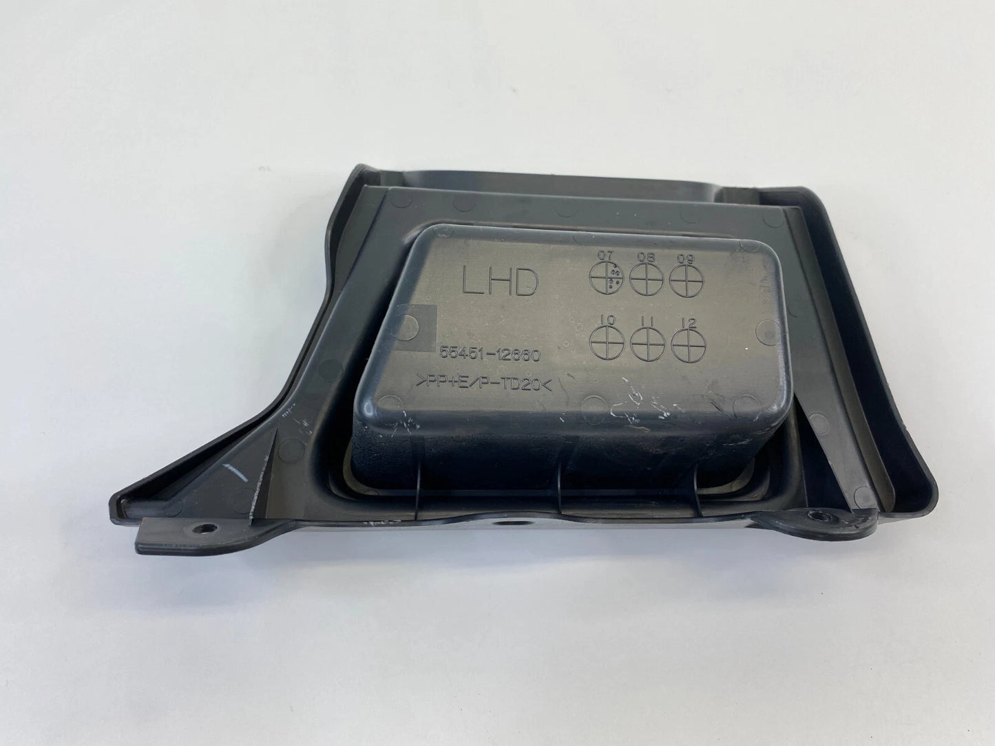 2008-2015 SCION XB DASH LEFT STORAGE BOX INSTRUMENT COVER TRIM 55451-12660 OEM