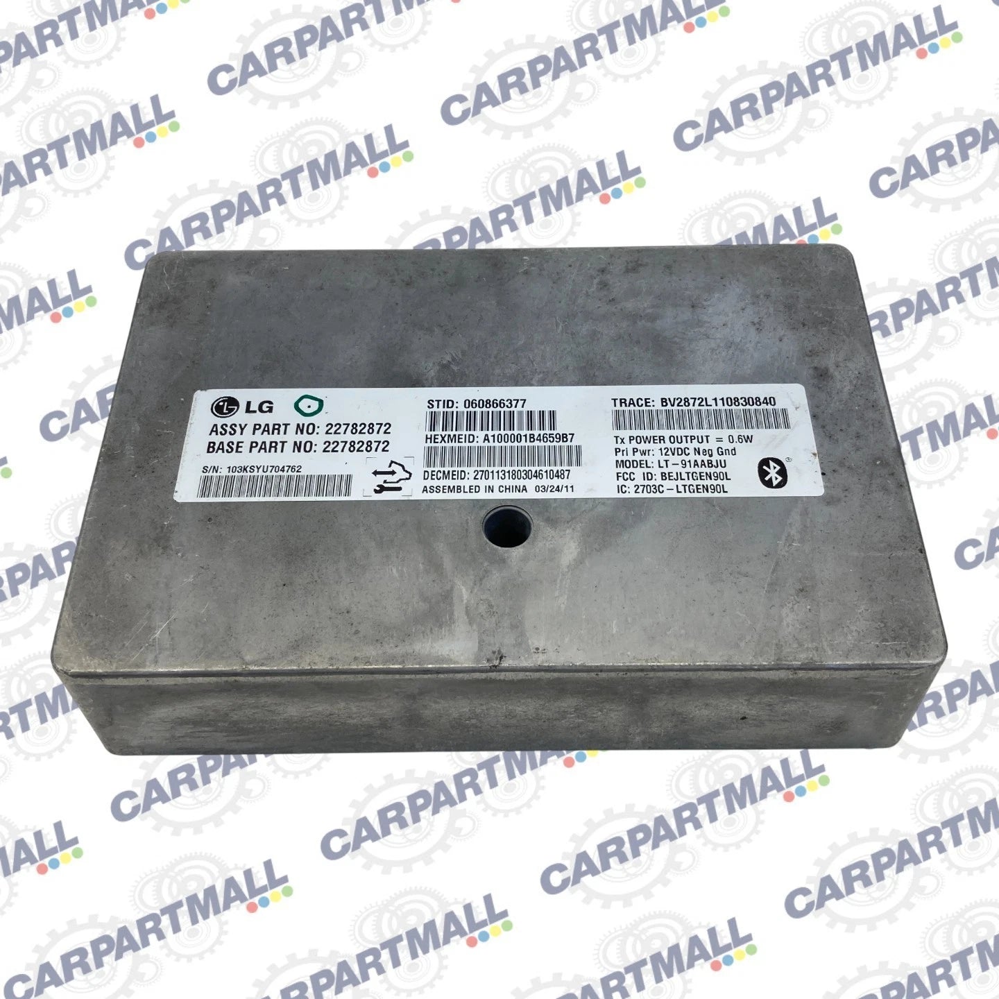 2011 Buick LaCrosse Telematics Communication Control Module Onstar 22782872