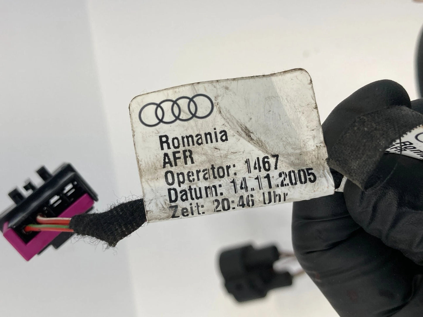 2005-2011 AUDI A6 QUATTRO RADIATOR COOLING COOLANT FAN WIRING HARNESS 4F1971284D