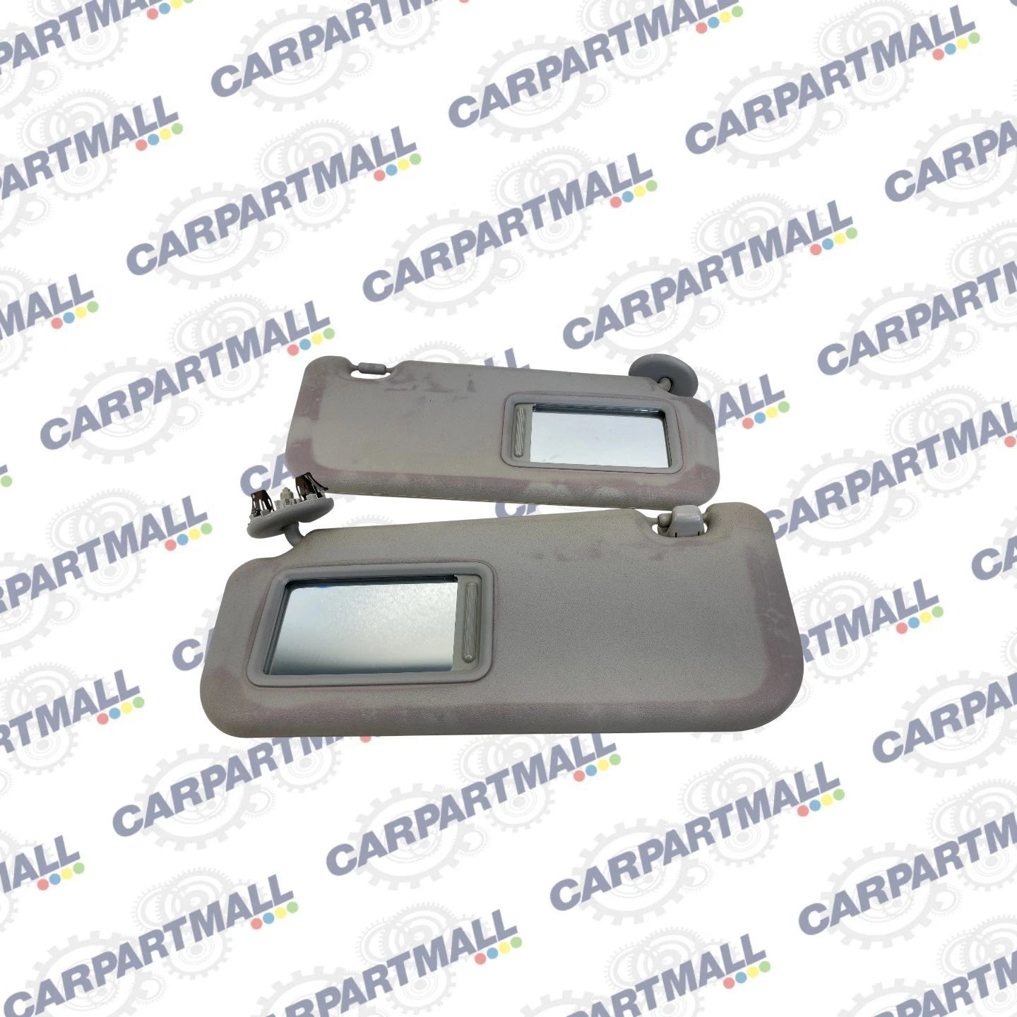 2008-2014 SCION XD SUNVISOR LEFT & RIGHT SUN VISOR SHADE SET PAIR W/MIRROR OEM