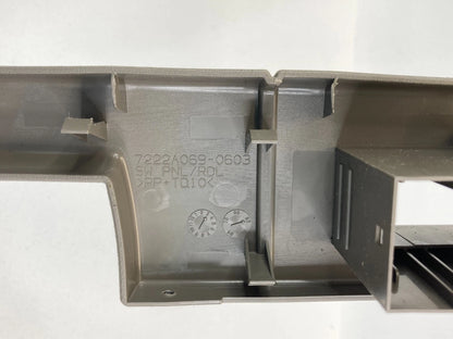 07-11 MITSUBISHI ENDEAVOR REAR LEFT SIDE DOOR WINDOW SWITCH BEZEL 7222A069-0603