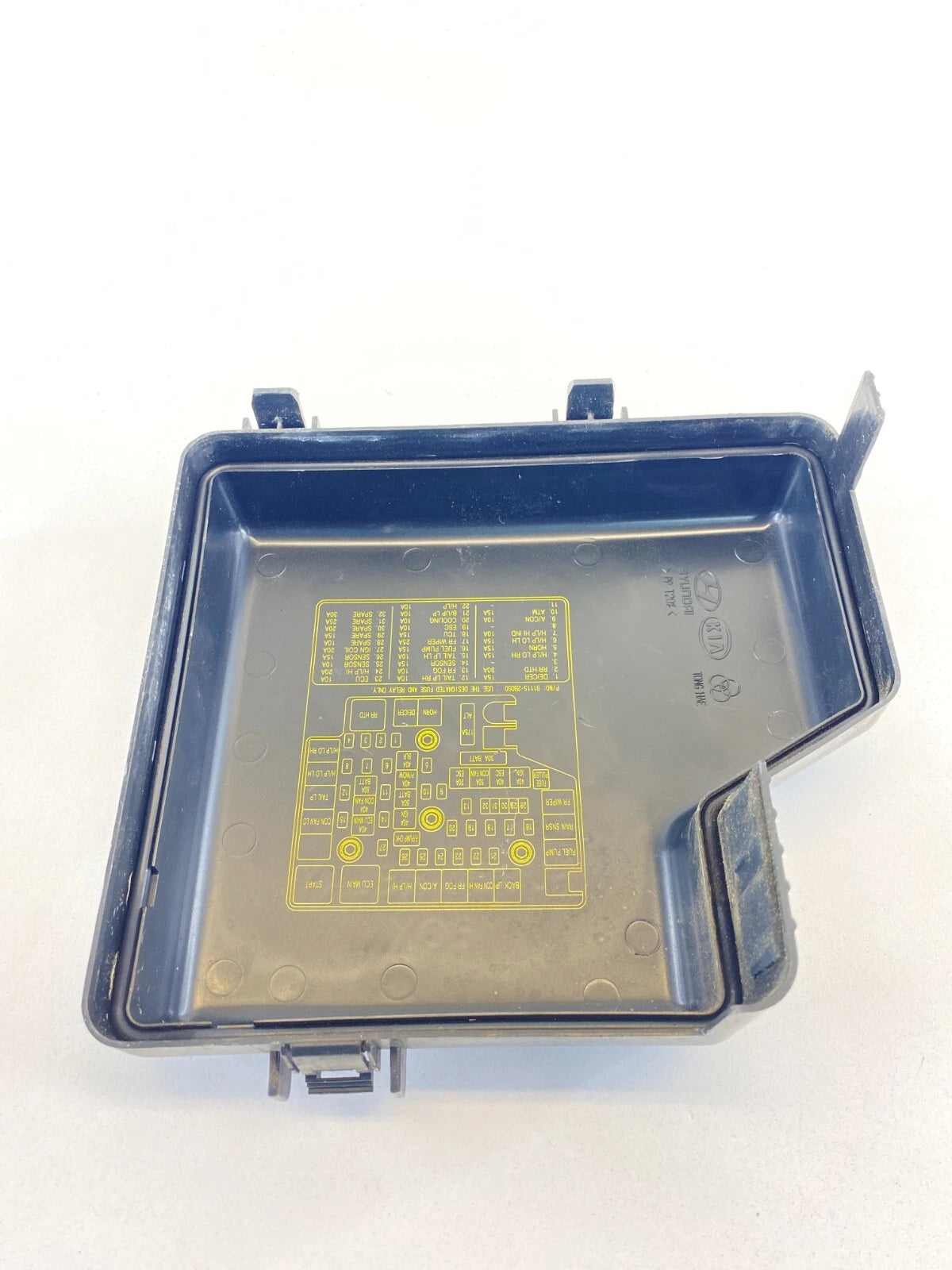 2010 2011 2012 HYUNDAI SANTA FE 3.5L ENGINE FUSE BOX CAP COVER LID PANEL OEM