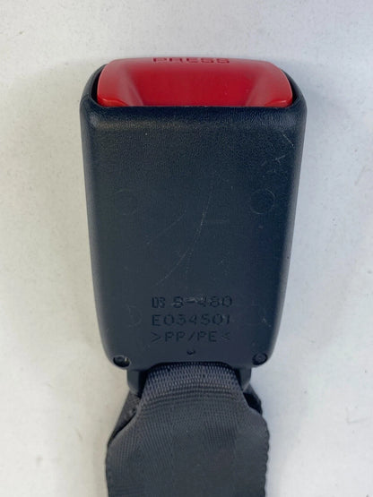 08-14 MITSUBISHI LANCER REAR CENTER SEAT BELT RECEIVER BUCKLE CONNECTOR E034501