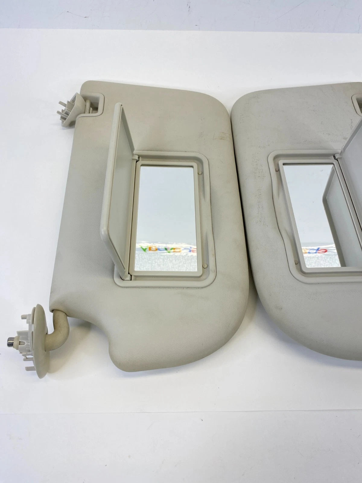 2013-2019 FORD ESCAPE FRONT LEFT & RIGHT SUNVISOR SUN VISOR PAIR W/ MIRROR OEM