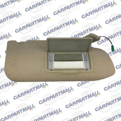 2013-2019 Ford Taurus Right Side Sunvisor Passenger Sun Visor Illuminated Beige