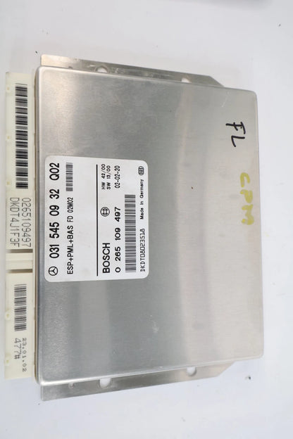2000-2003 MERCEDES S430 S500 ABS ESP STABILITY CONTROL MODULE 031-545-09-32-Q02