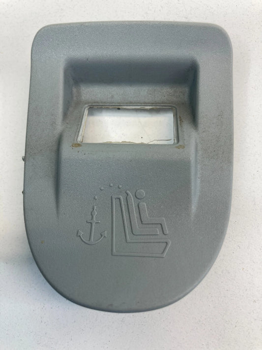 00-06 MERCEDES-BENZ S500 REAR SEAT CHILD ANCHOR HOOK COVER TRIM A2206940233 OEM