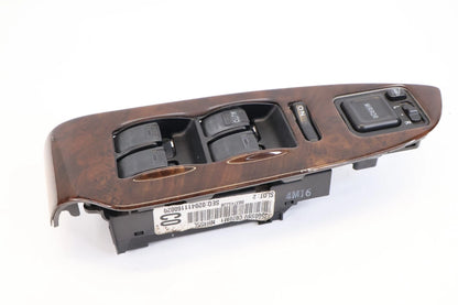 03-05 HONDA PILOT FRONT LEFT DRIVER MASTER DOOR WINDOW SWITCH CONTROL WOOD OEM