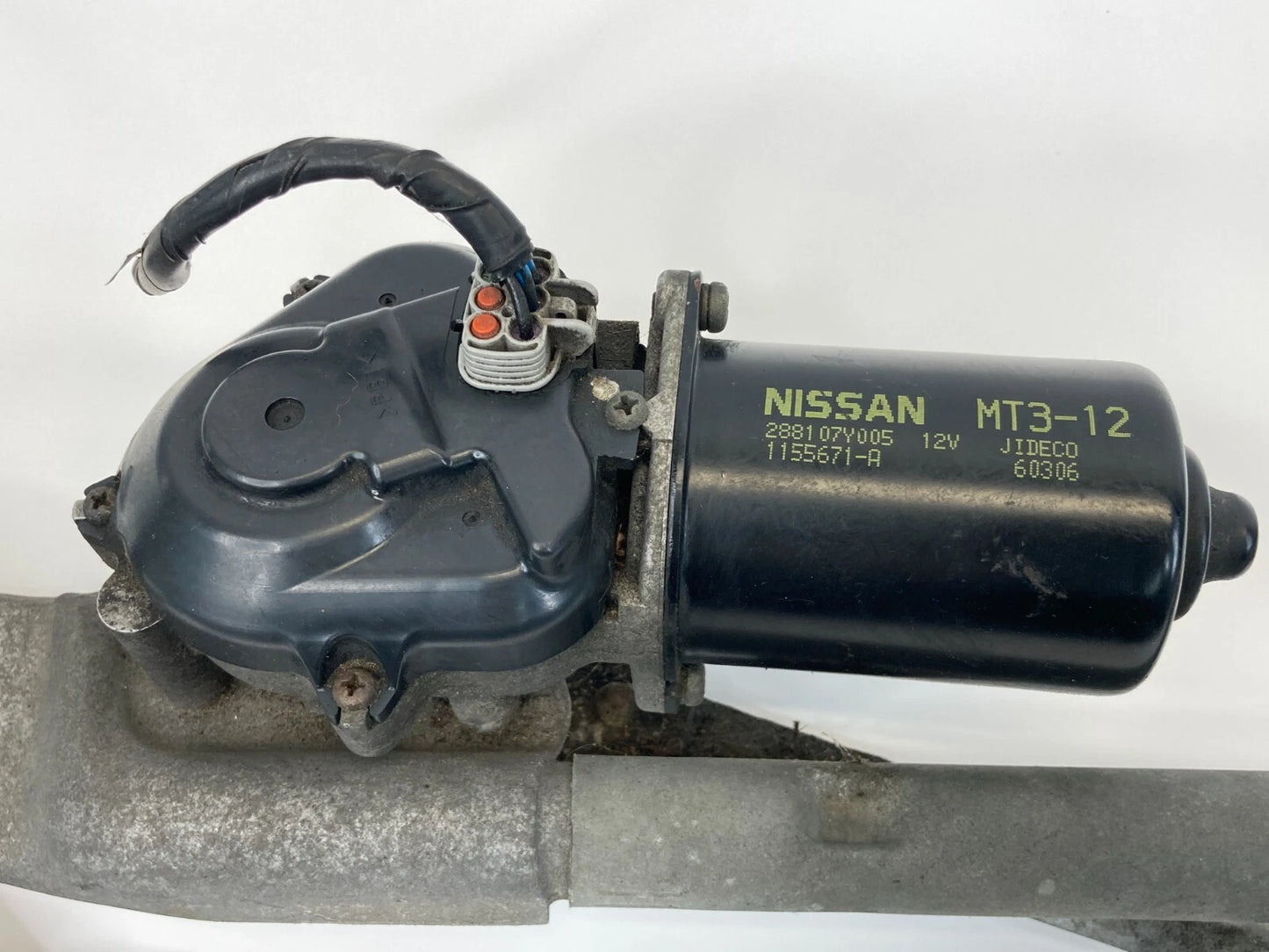 2004-2008 Nissan Maxima Front Windshield Wiper Motor & Linkage 288107Y005 OEM