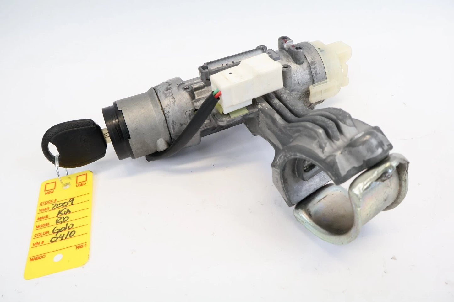 2009 2010 KIA RIO 1.6L L4 AUTOMATIC IGNITION SWITCH CYLINDER & KEY ASSY OEM