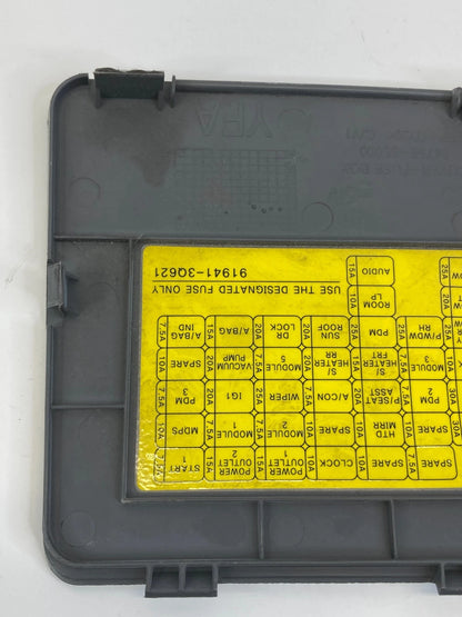2011-2014 HYUNDAI SONATA INTERIOR LOWER DASH FUSE BOX LID COVER 84758-3S000 OEM