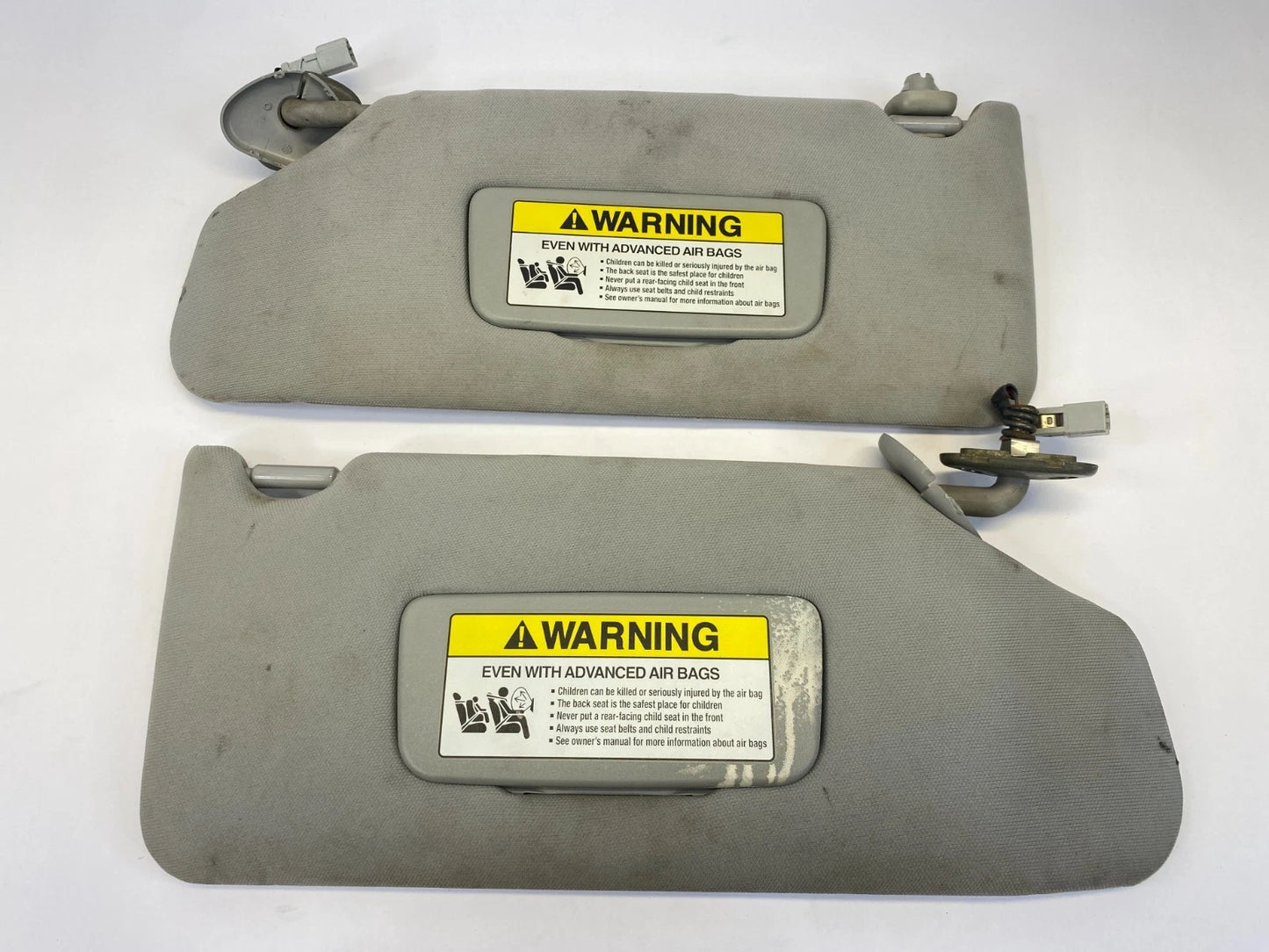 2003-2007 HONDA ACCORD DRIVER & PASSENGER LEFT & RIGHT SUN VISOR SUNVISOR SET
