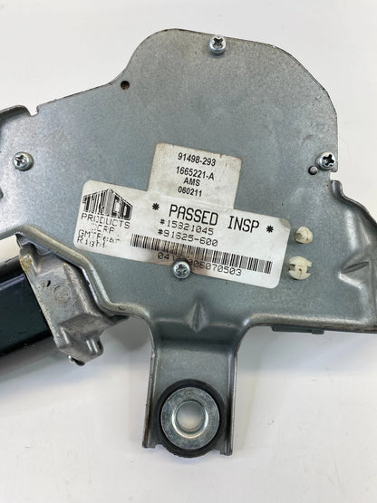 2002-2007 SATURN VUE REAR BACK WINDSHIELD WIPER MOTOR 15821045 OEM