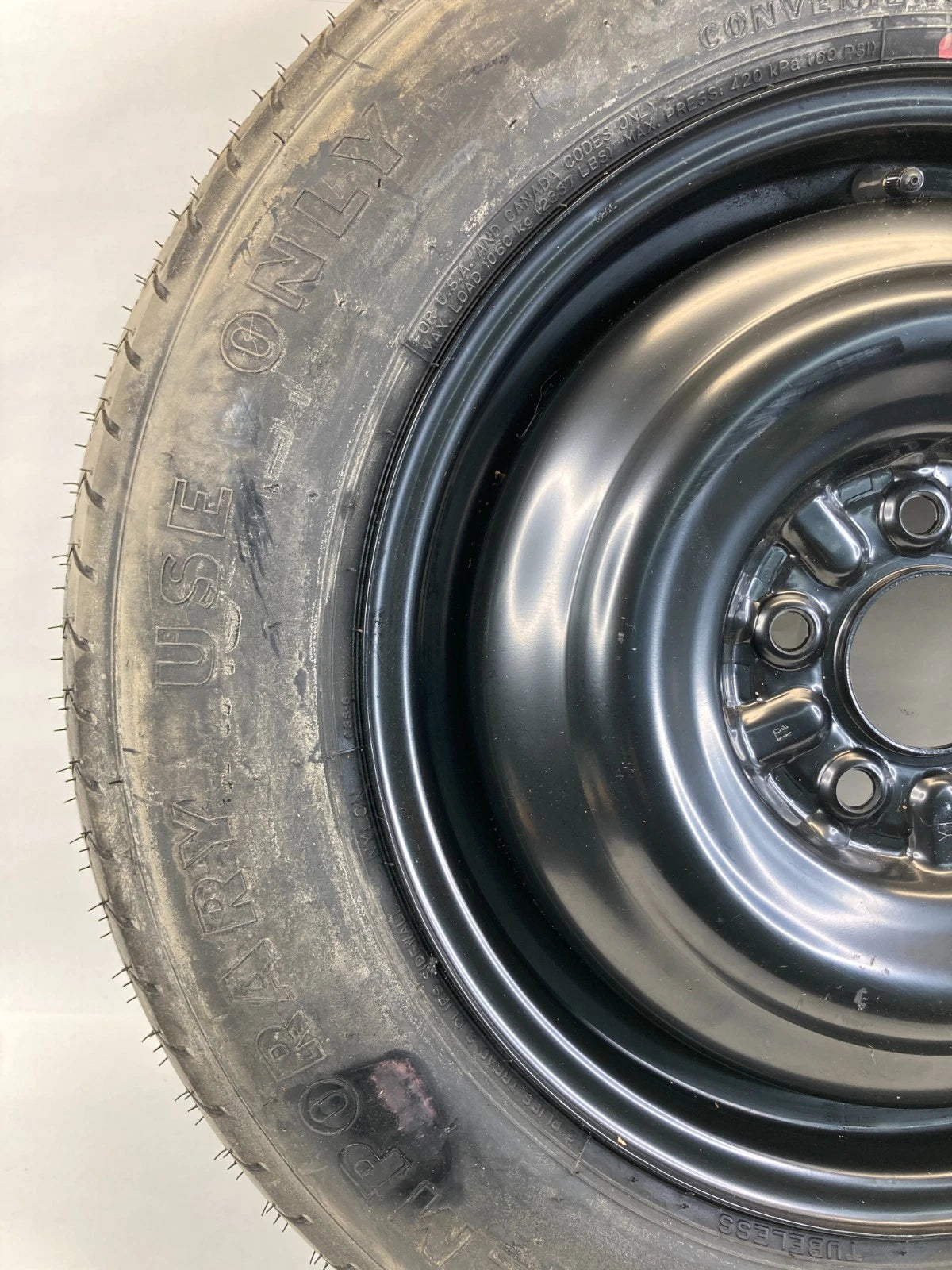 2011-2022 MITSUBISHI OUTLANDER EMERGENCY SPARE TIRE COMPACT DONUT T155/90D16