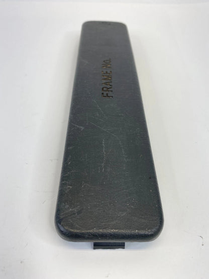 01-05 TOYOTA RAV4 FRAME NUMBER ACCESS TRIM COVER FLOOR CAUTION PLATE BEZEL