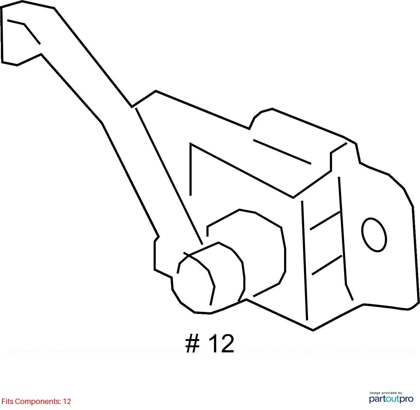 2013 2014 2015 CHEVROLET CHEVY MALIBU HOOD LOCK LATCH RELEASE ACTUATOR OEM