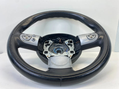 07-13 MINI COOPER STEERING WHEEL BLACK LEATHER WITH MULTIFUNCTION CONTROLS OEM