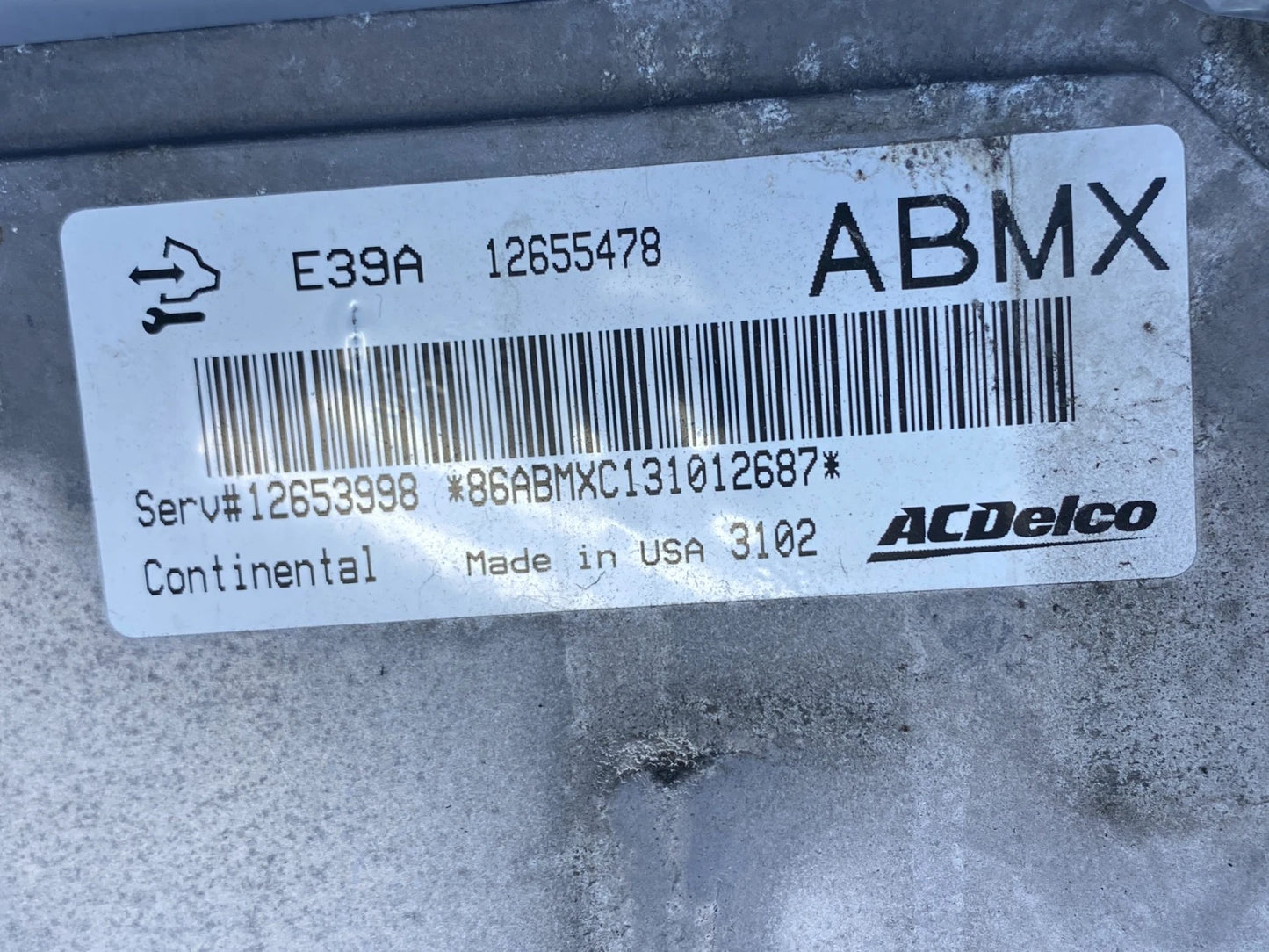 13-16 CHEVROLET TRAVERSE 3.6L ENGINE COMPUTER CONTROL MODULE ECM ECU 12655478