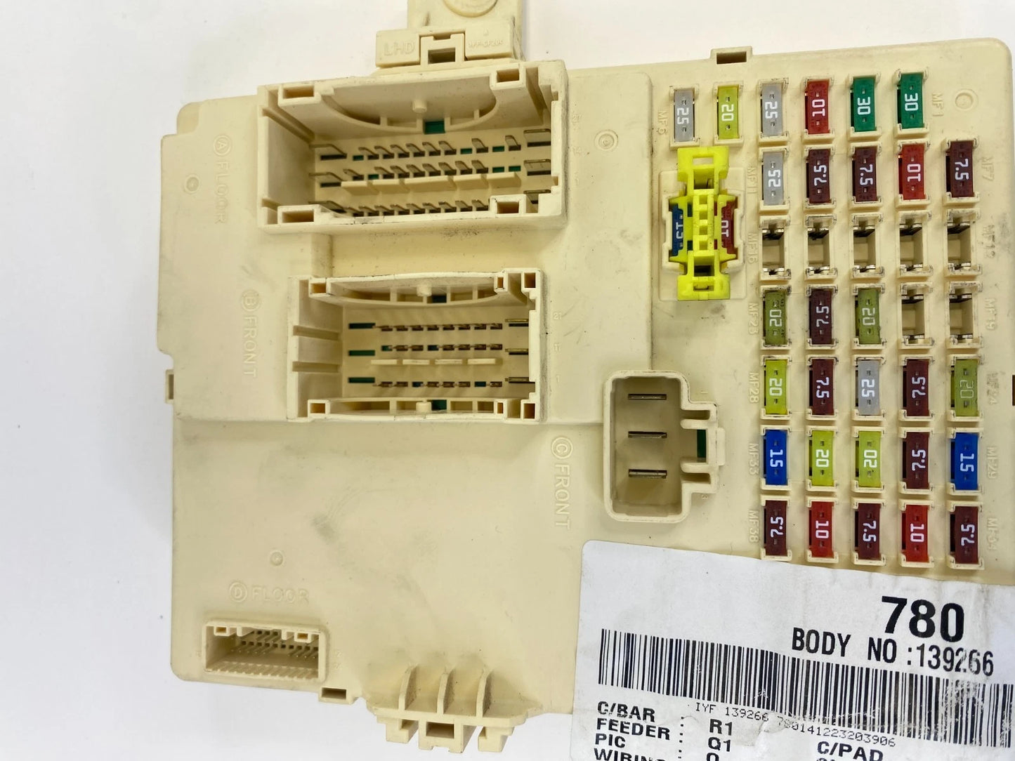 2013-2015 HYUNDAI SONATA HYBRID INTERIOR JUNCTION FUSE RELAY BOX 91950-4R510 OEM
