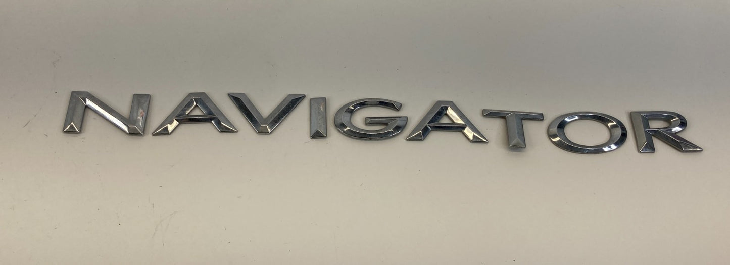 2003-2006 Lincoln Navigator Rear Trunk Lid Nameplate Emblem Logo Badge Chrome
