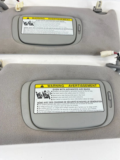 2007-2009 LEXUS RX350 SUV LEFT & RIGHT SUN VISOR SHADE SET PAIR W/ ILLUMINATED
