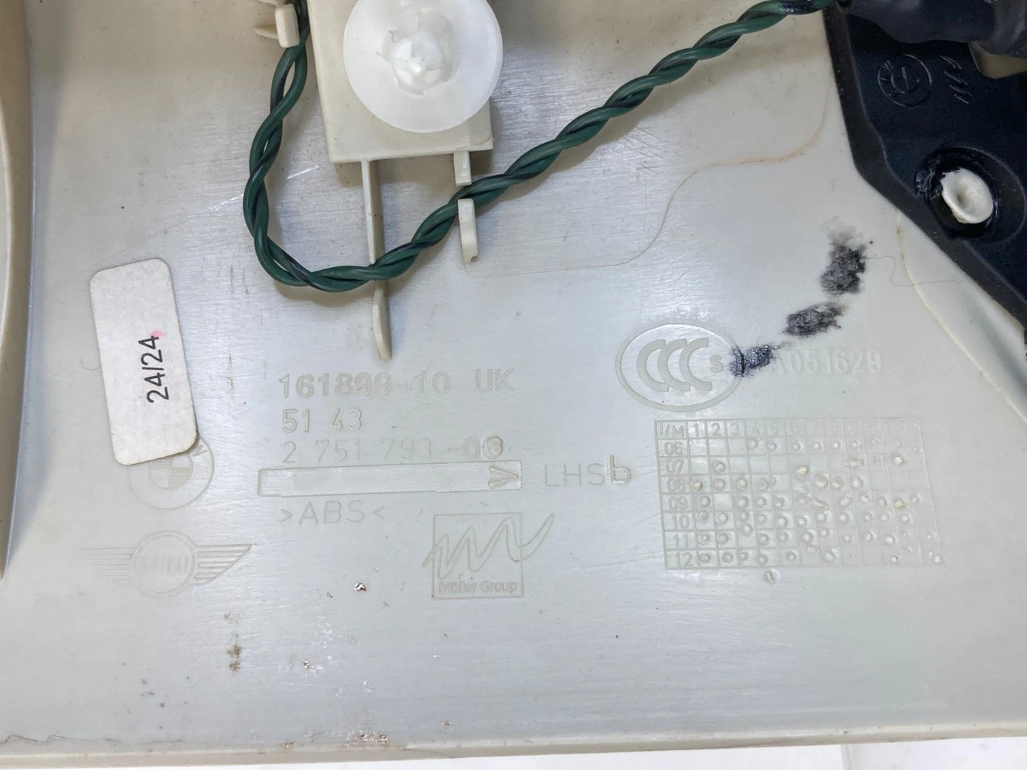 2007-2013 Mini Cooper Hatchback Right Passenger A Pillar Trim Bezel w/ Speaker