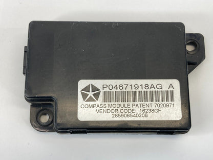 2009 2010 Dodge Journey Compass & Temperature Control Module P04671918AG OEM