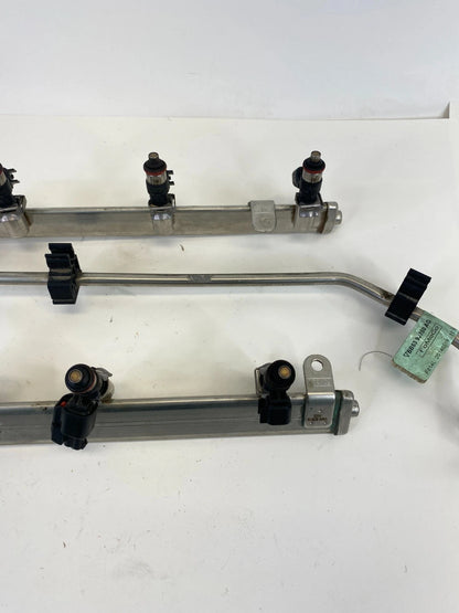 2013-2019 FORD FLEX 3.5L ENGINE FUEL SUPPLY INJECTOR INJECTION RAIL W/ LINE OEM