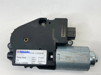 2009-2013 BMW 328I XDRIVE SUNROOF MOTOR DRIVE ASSEMBLY 6761-7193398 OEM