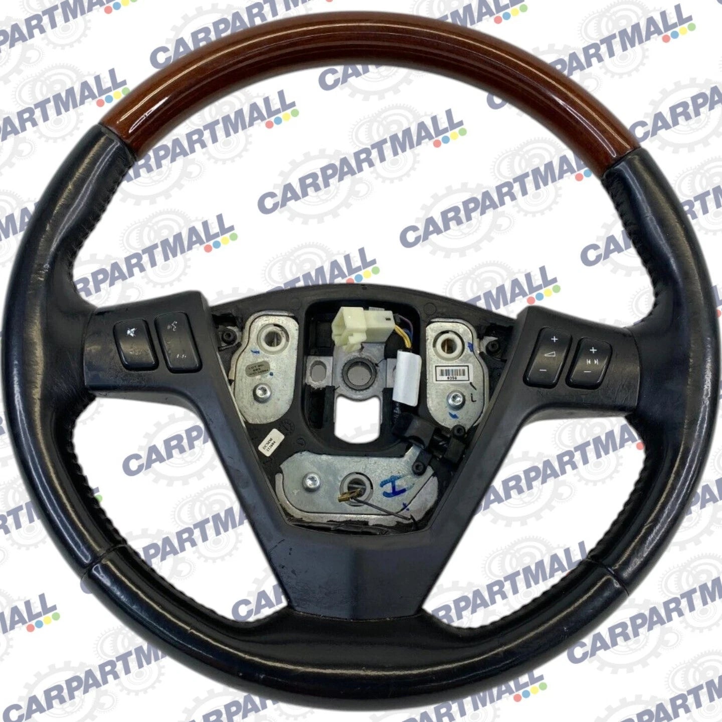 2004-2007 CADILLAC SRX MULTIFUNCTION STEERING WHEEL W/ INFO DISPLAY CONTROLS OEM